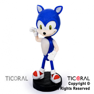 ADORNO SONIC HEDGEHOG (ERIZO) A. PORCELANA FRIA x 1